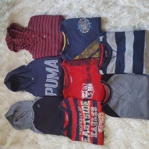 Lot of 8 boys long sleeve shirts, Arizona Jean's Co. 10-12